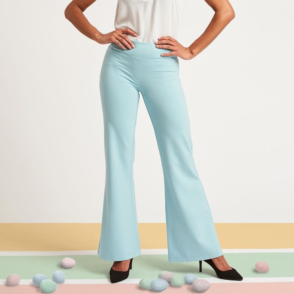 Betabrand Wide Leg Dress Yoga Pants Size XL Tall